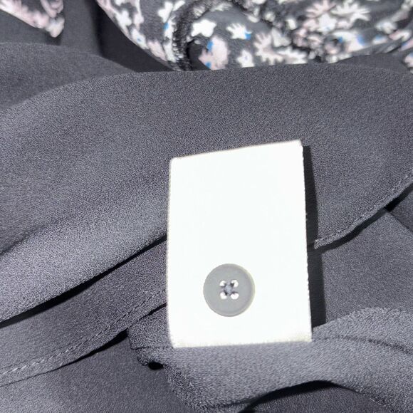 Rebecca Taylor‎ Pop Ditsy Floral Silk Tie Waist Knee Length Feminine Dress 6 - Picture 14 of 14